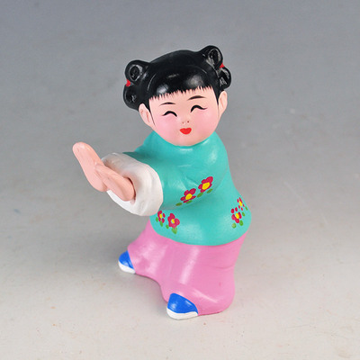 天津泥人张彩塑财源滚滚中国风商务礼品摆件中式旺运之宝礼物