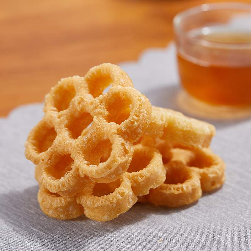 潮汕特产双喜梅花酥休闲食品