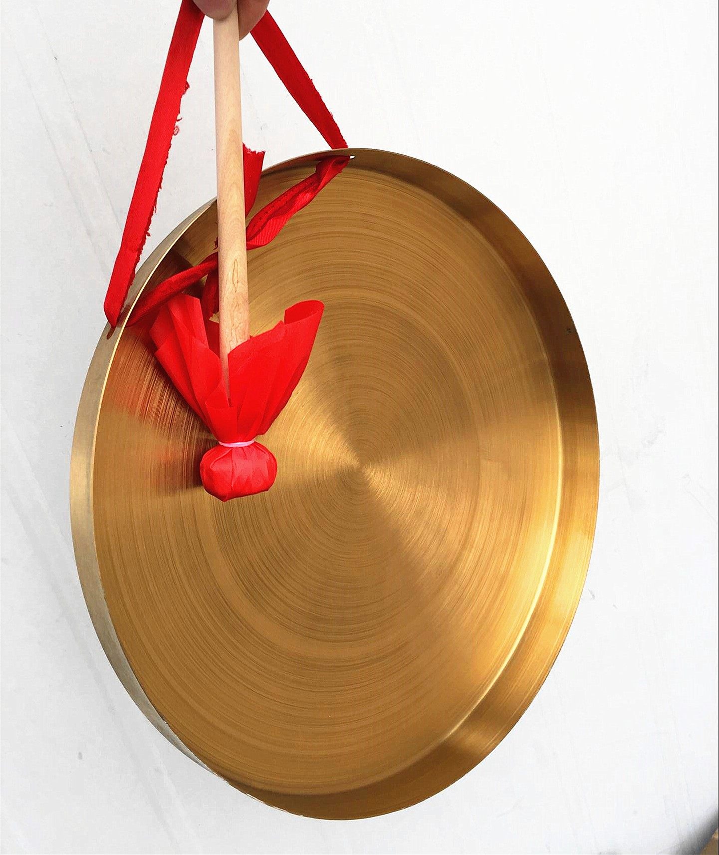 铜锣预警防汛锣鼓开道锣手锣锤三句半道道具开道锣