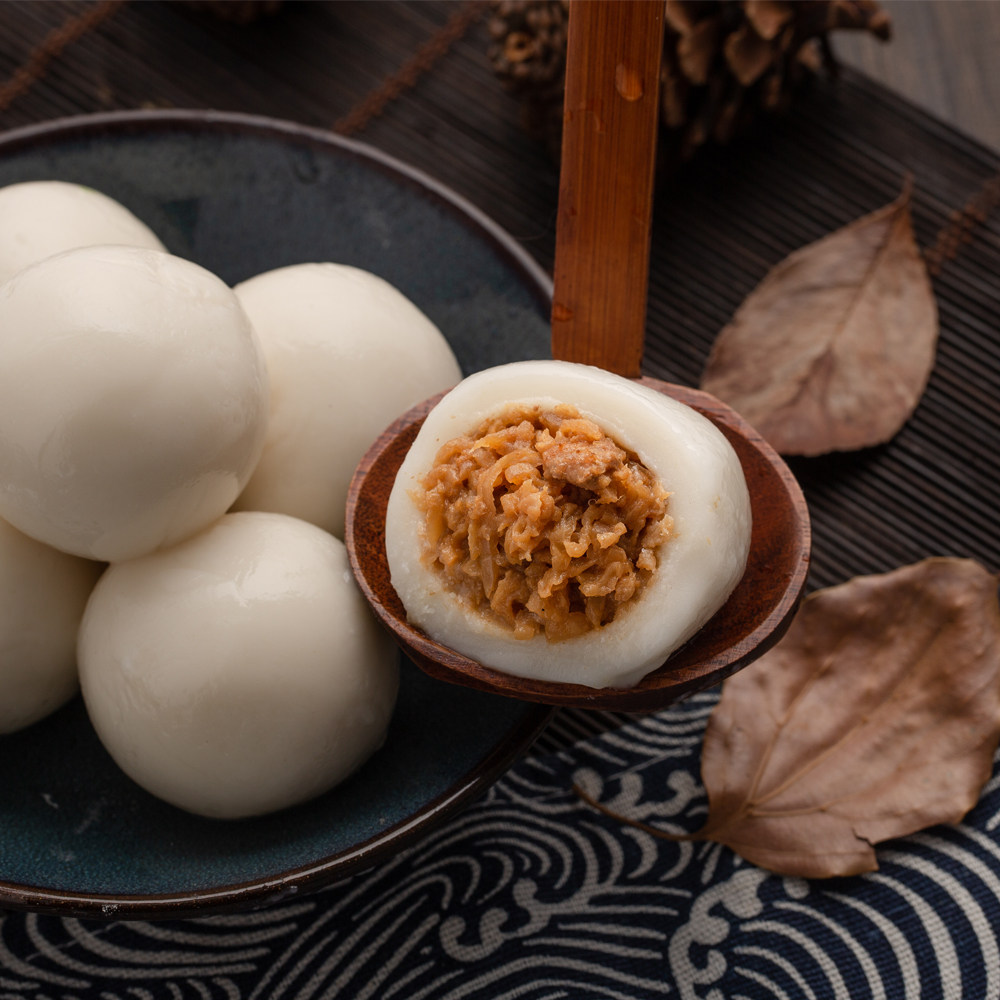 常州特产昱峰楼冷冻萝卜卜丝鲜肉水磨汤圆360g汤圆