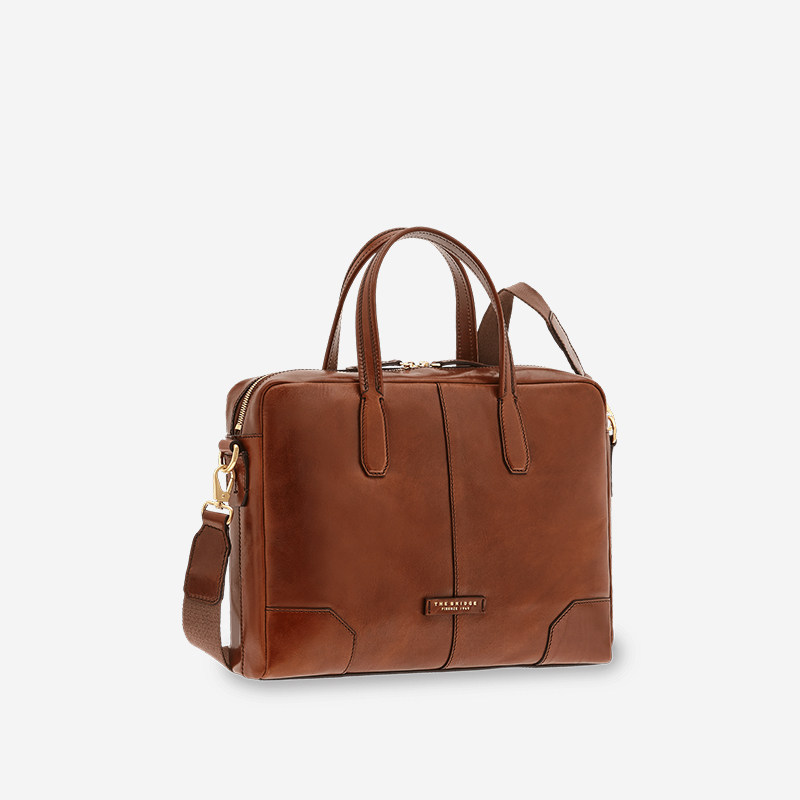 thebridge桥牌手工牛皮中号公文包商务商务通通勤男士包袋