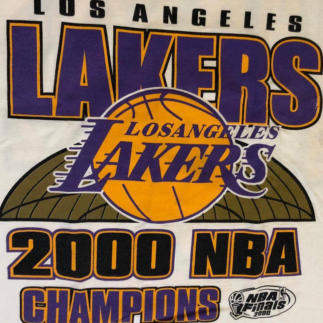 球队文化衫240g洛杉矶湖人la宽松美式复古潮流指环