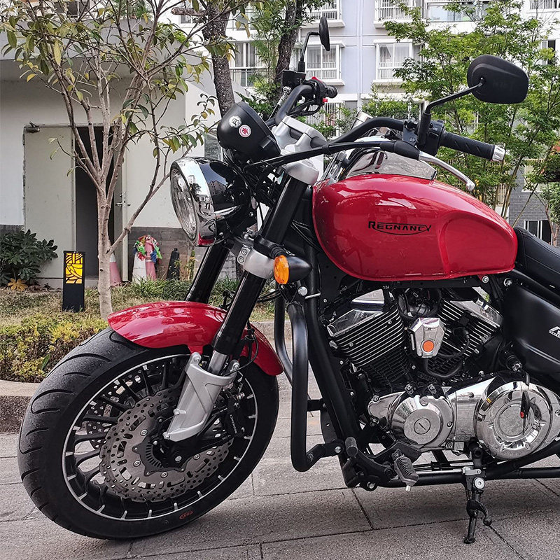 雷卡迪改装背后折叠哈雷护杠防摔摩托车rx7b雷克摩托车保险杠