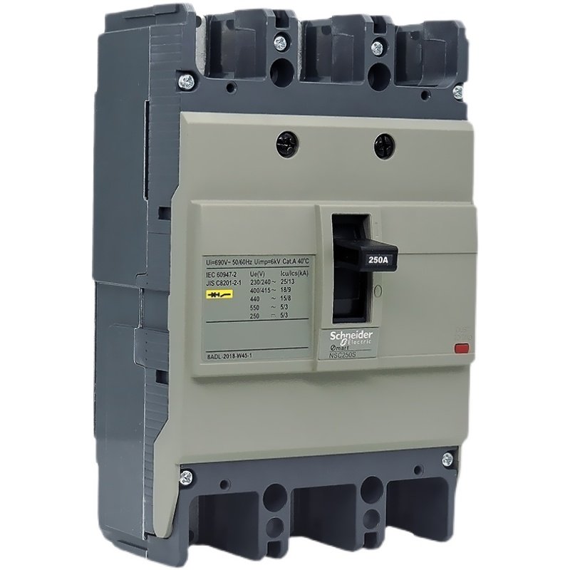 正品施耐德塑断路器空气开关nsc60e100b160s250a低压接触器