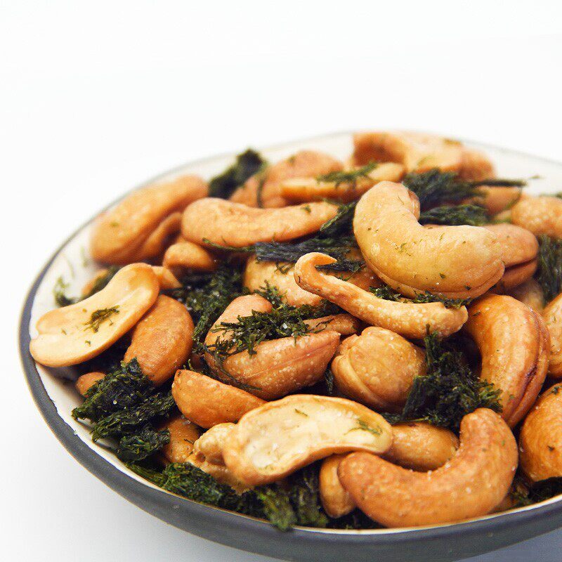 宁波特产建峰海腰果罐头海苔味腰果仁苔条坚果酥脆手机保护套