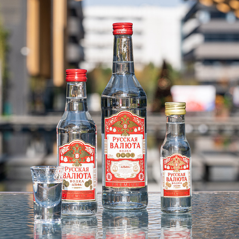 罗斯大班红金伏特加小瓶250mlvodka鸡尾酒洋酒俄罗斯白酒伏特加