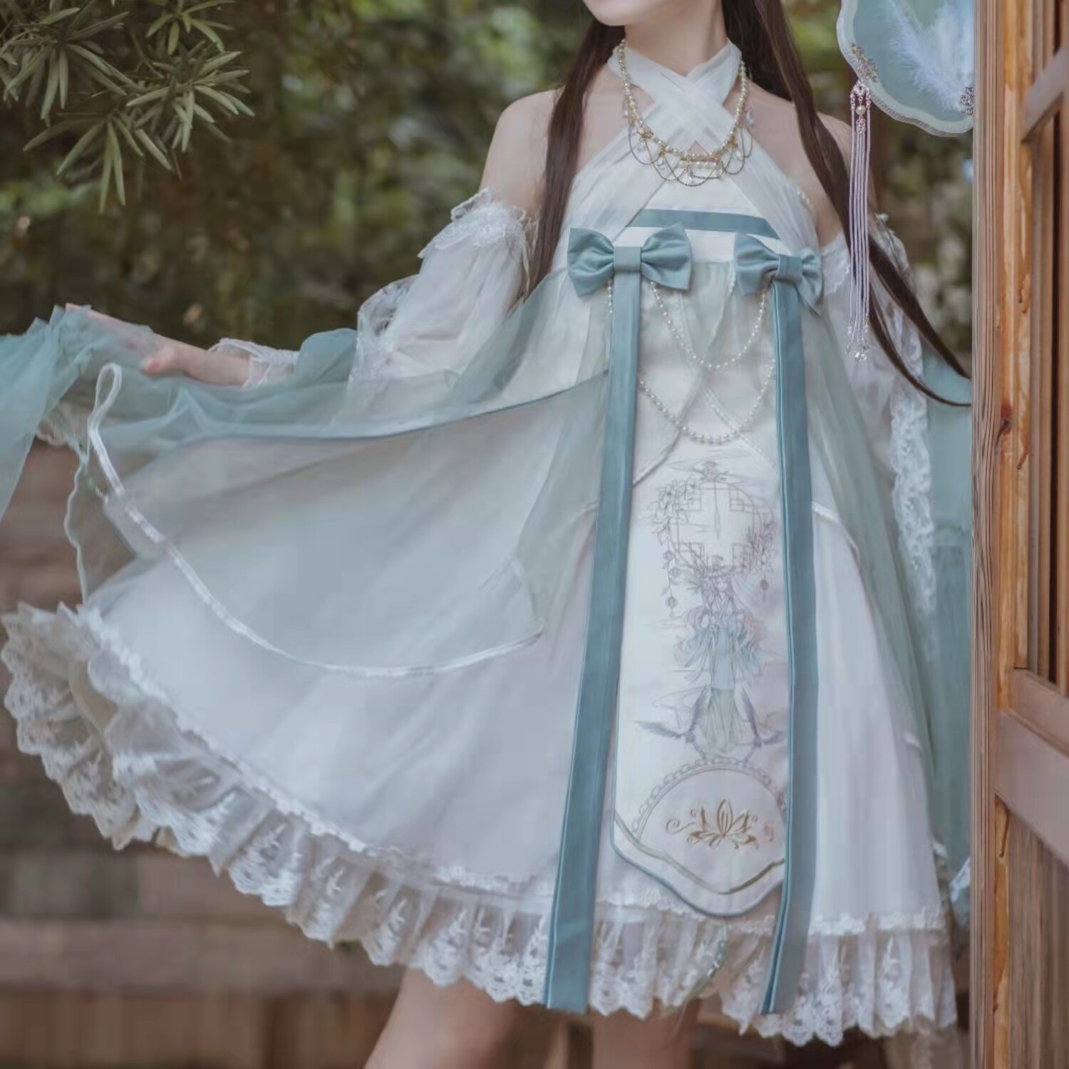 药师篇章lolita中华风优雅洛丽塔全套jsk古风连衣裙lolita洛丽塔