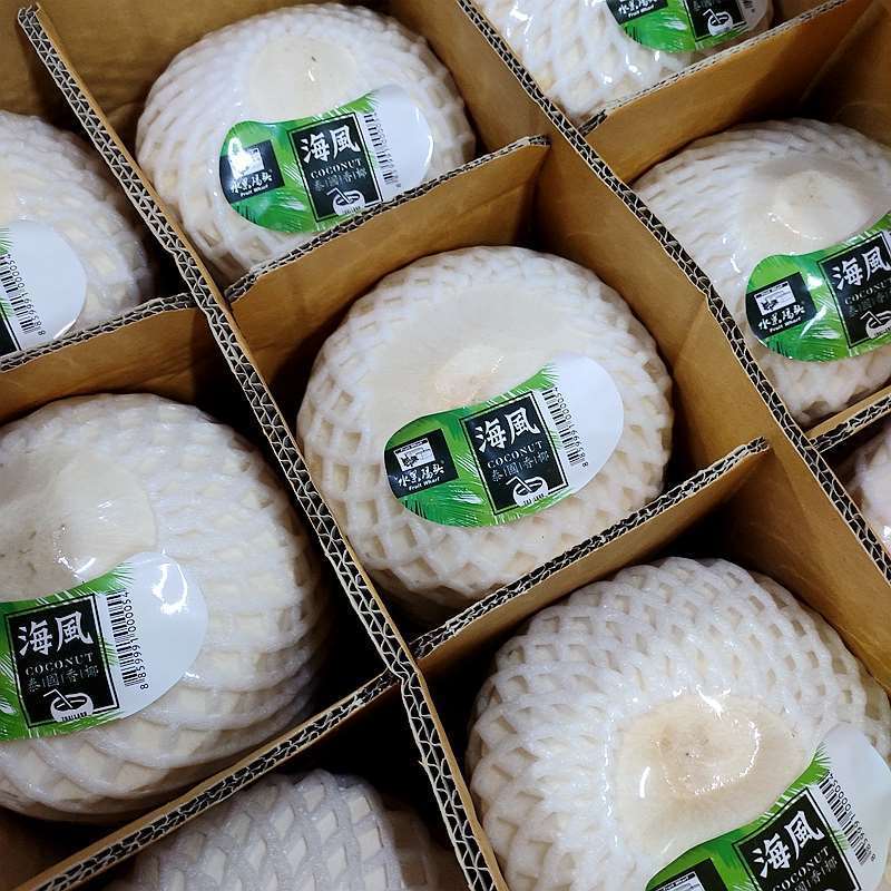 水果鲜丰泰国椰青新鲜椰子9个整箱单果800g椰青