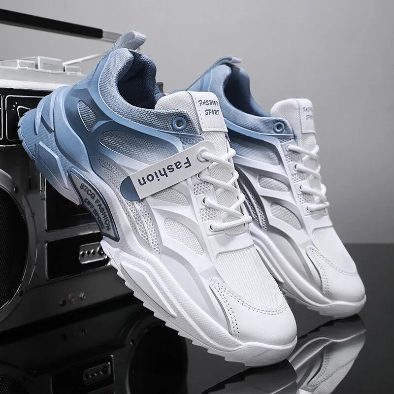 plover正品官网2022年春季新款老爹鞋学生百搭透气潮鞋子白色时尚韩版