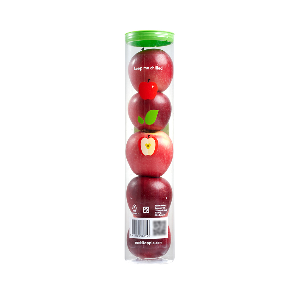 乐淇新西兰进口新鲜苹果火箭筒350g*2筒装