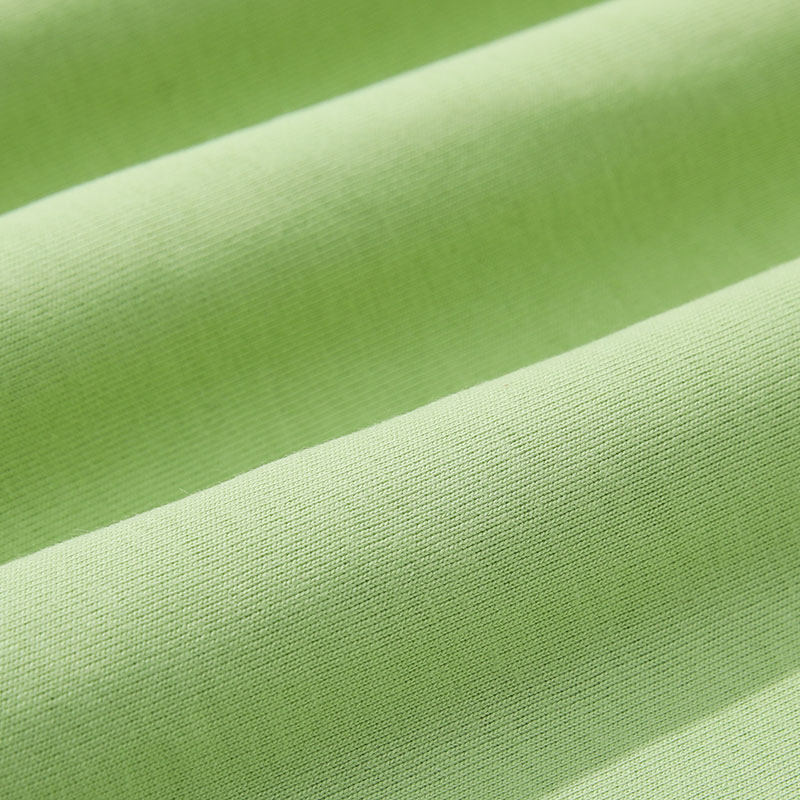 210g重磅纯棉恤女浅绿色大码宽松牛油果绿上衣t恤