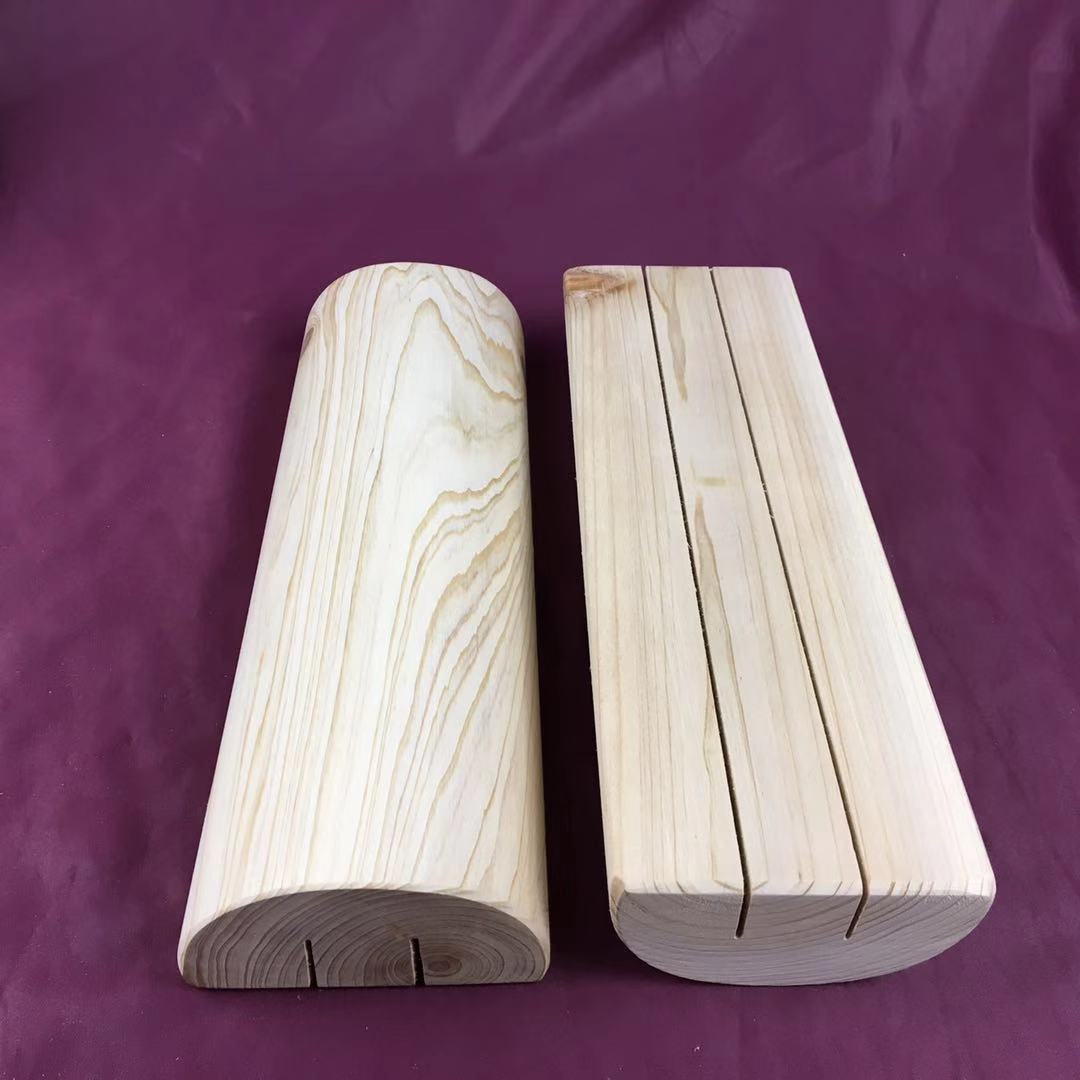 天然实木颈椎枕复颈椎病专用睡觉矫正木头原木保健枕