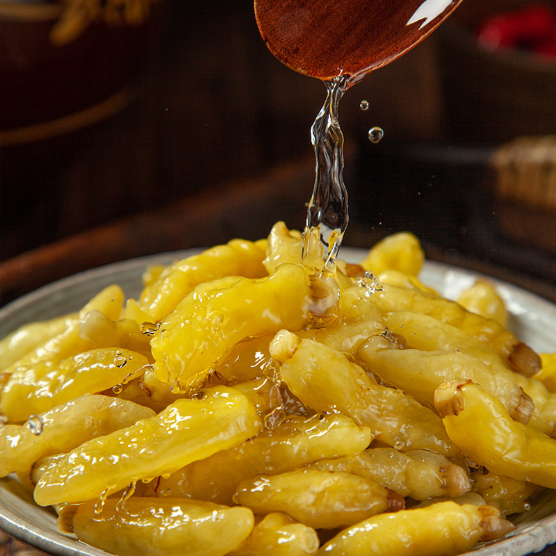 四川泡菜泡椒小米辣4斤吴老倌老坛野山椒农家自制酸辣凤爪泡辣椒