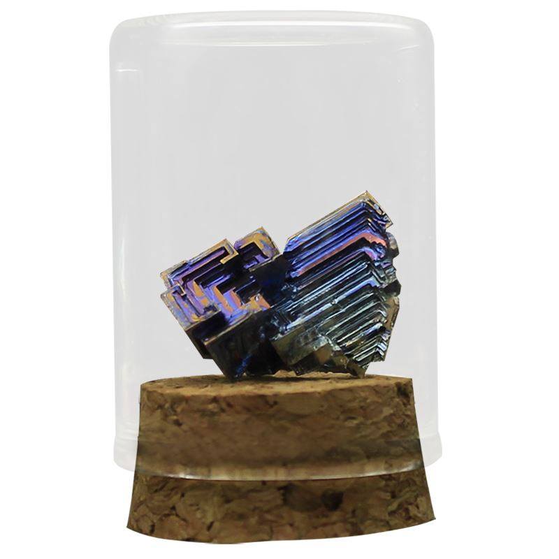 美丽丽的化学元素周期实物摆件玻封彩色金属高纯铋装饰摆件