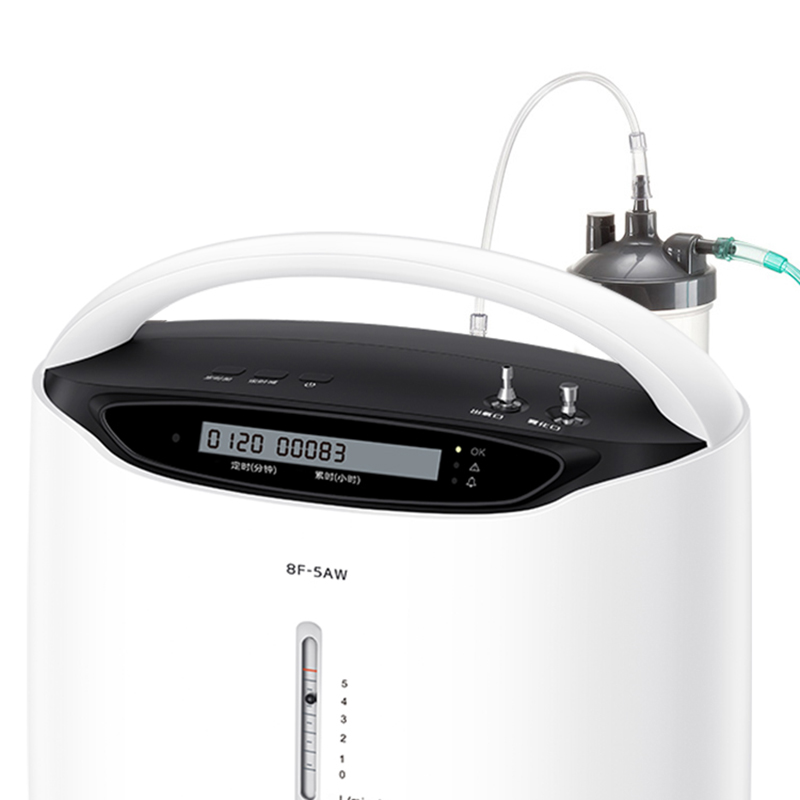 家用鱼跃制氧机5升老人医用浓度升级静音便携式制氧机