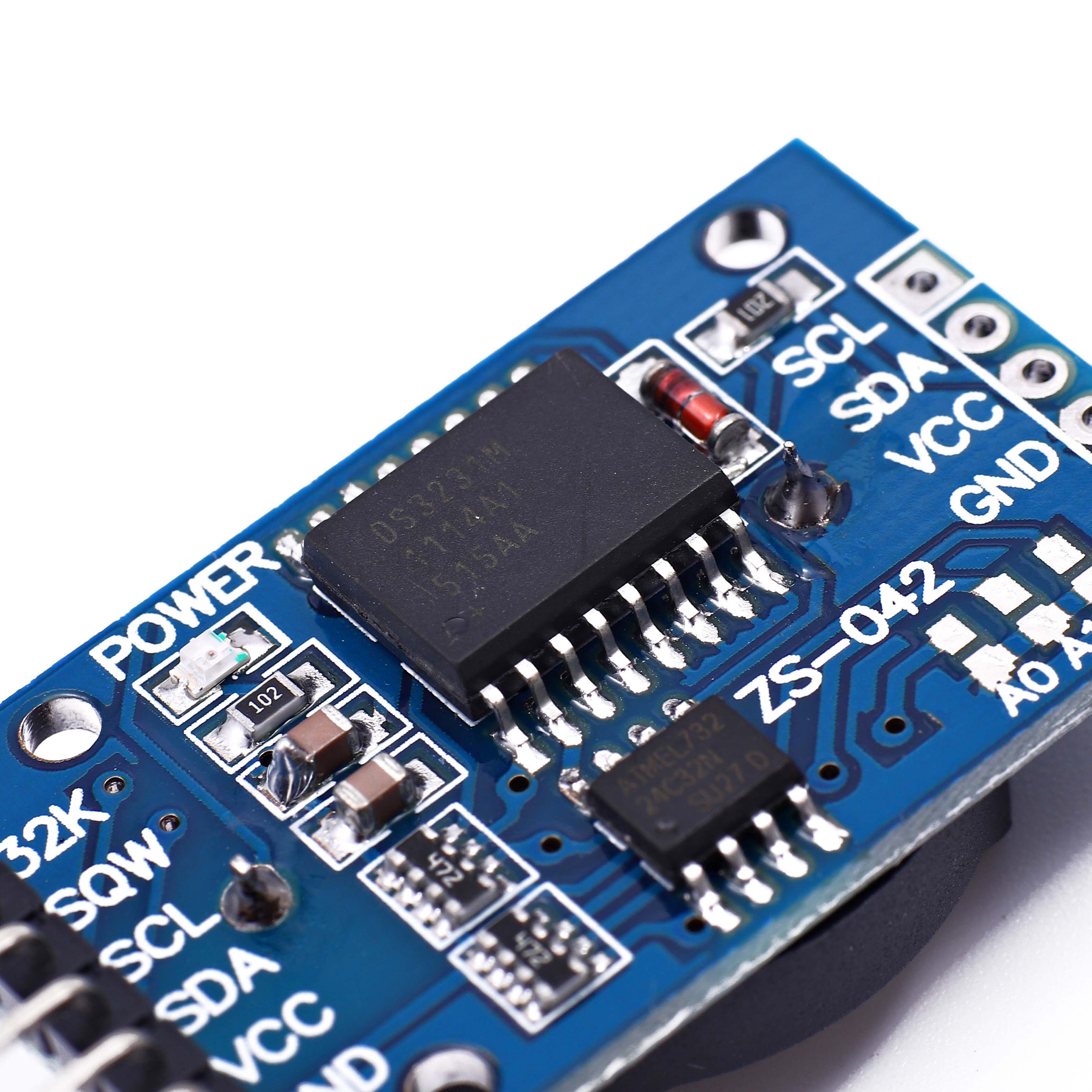 新款ds31at24c32高精度时钟iic计时存储模块集成电路集成电路ic