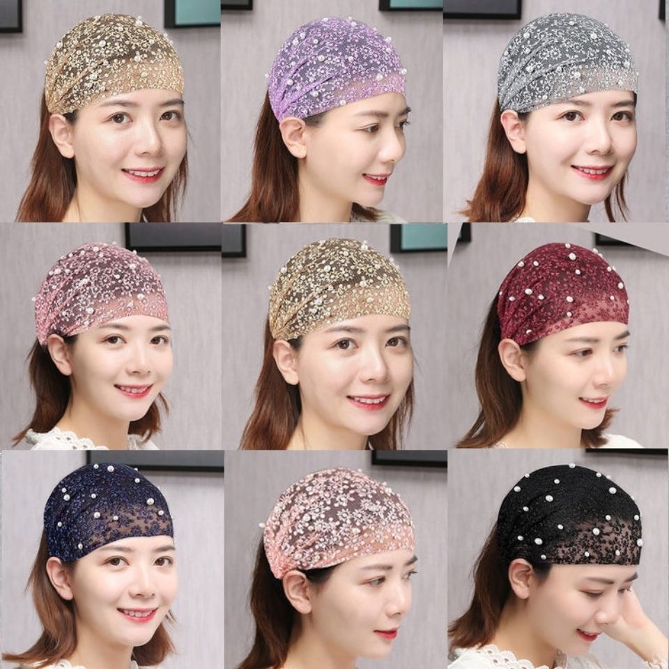 白发头饰发带薄款帽子碎发神器年轻遮盖前额帽子