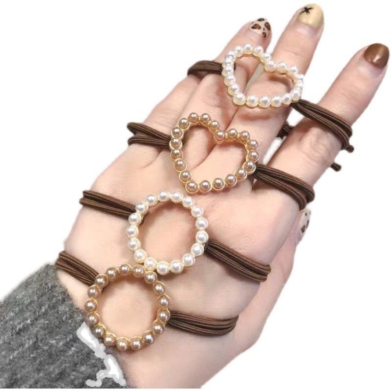 韩国夏季头饰简约发圈头绳气质扎头皮筋高颜值发圈