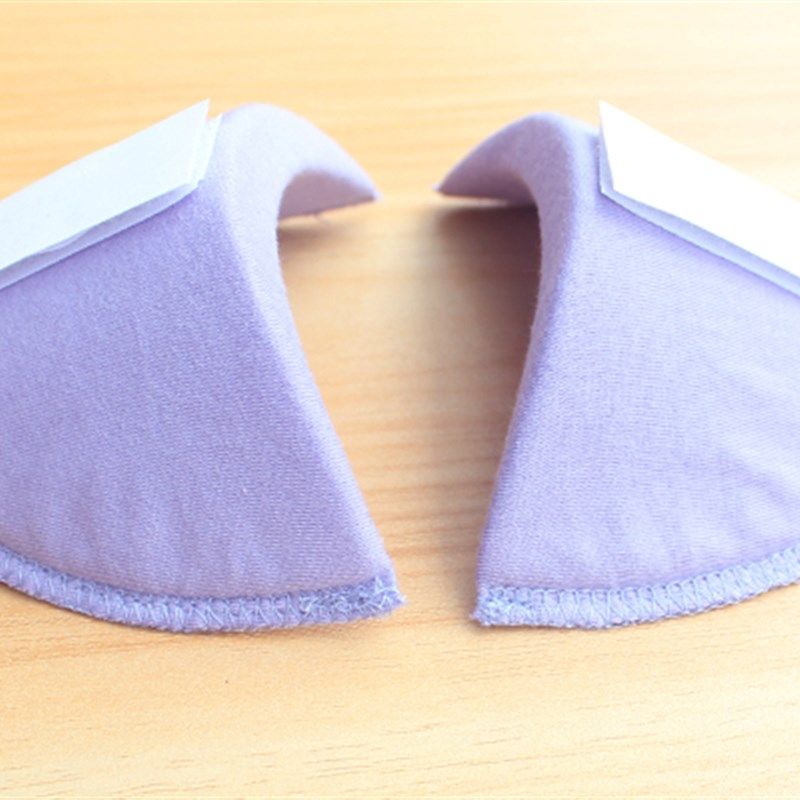 用魔面背胶双术贴免p缝垫肩神器防溜肩肩托海绵布小垮衬辅料