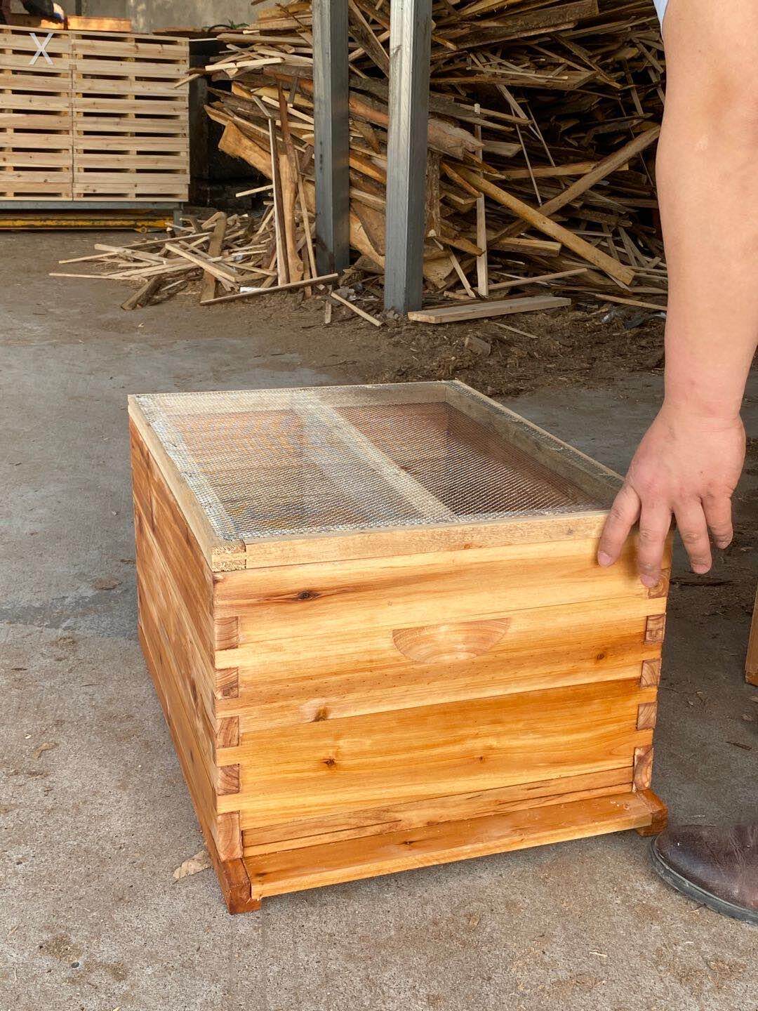 活动底板蜂箱中蜂箱十框箱活底蜂箱养蜂工具中蜂意峰蜂箱华宇蜂具