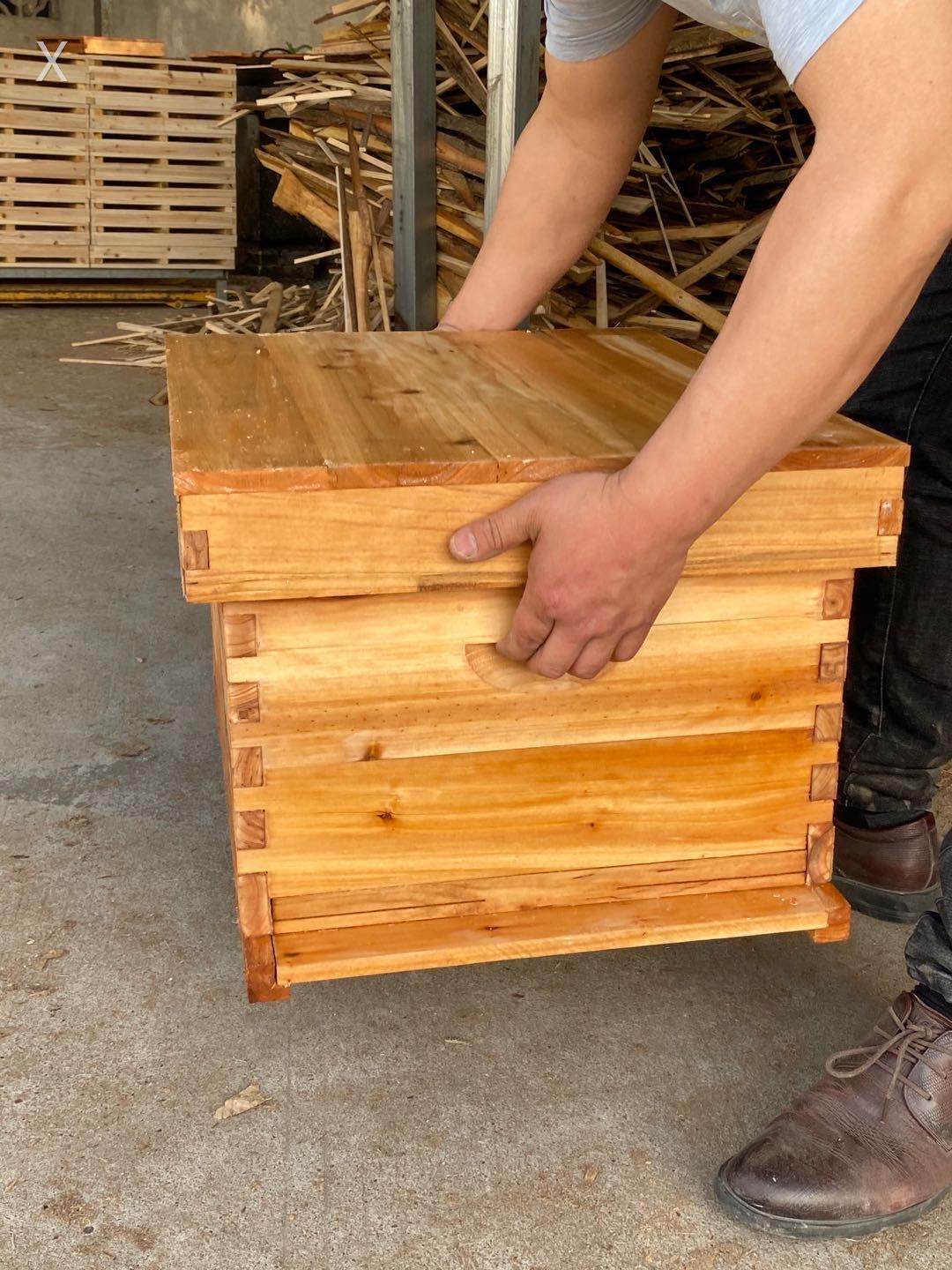 活动底板蜂箱中蜂箱十框箱活底蜂箱养蜂工具中蜂意峰蜂箱华宇蜂具