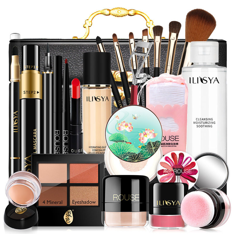 彩妆套装ilisya柔色全套初学者化妆品组合淡妆裸妆彩妆套装