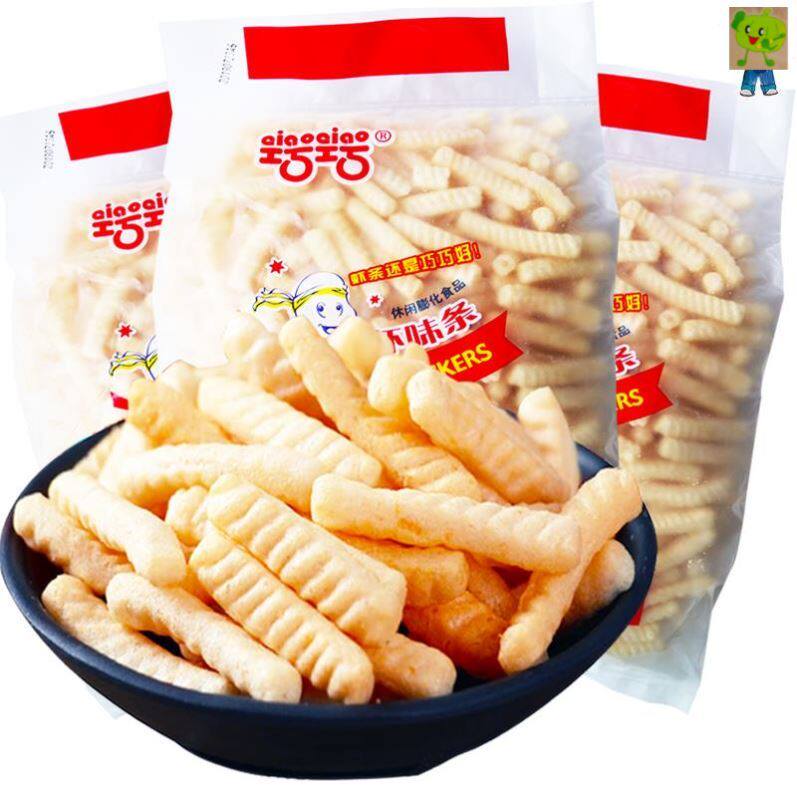 巧巧虾条原味办公室膨化食品儿时经典亲亲怀旧零食膨化食品