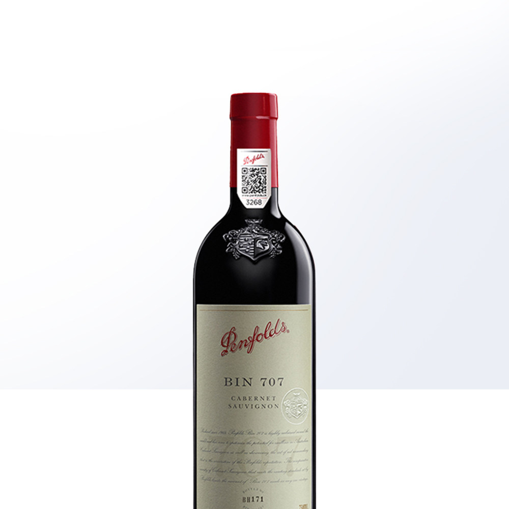 【自营】penfolds/奔富红酒bin707赤霞珠单支750ml干红葡萄酒澳洲