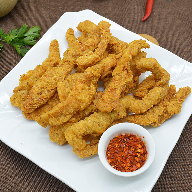 农家小酥油炸猪肉酥肉批发加热火锅食材烧烤速食菜