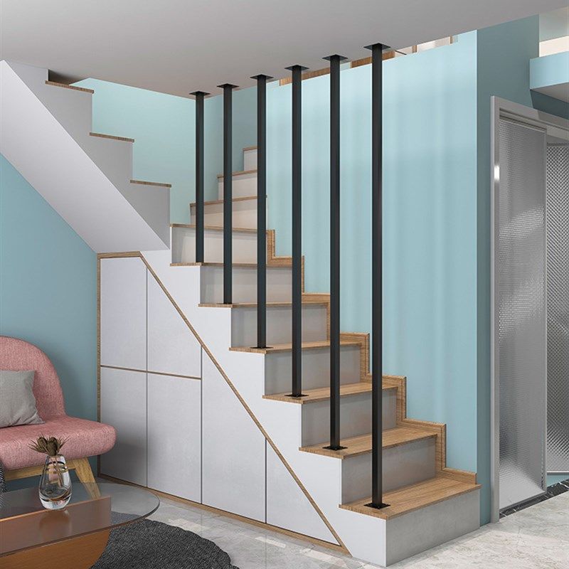 楼梯扶手护栏现代简约网吧餐厅室内靠墙家用儿童楼梯扶手