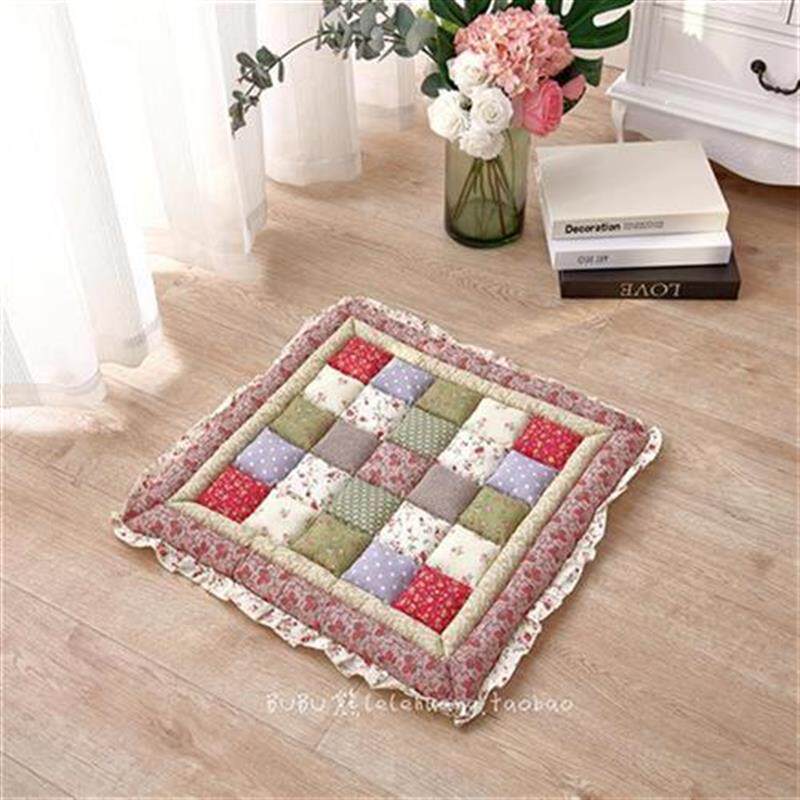 手工椅垫植物花卉榻榻米汽车坐垫拼布餐四季全棉椅垫