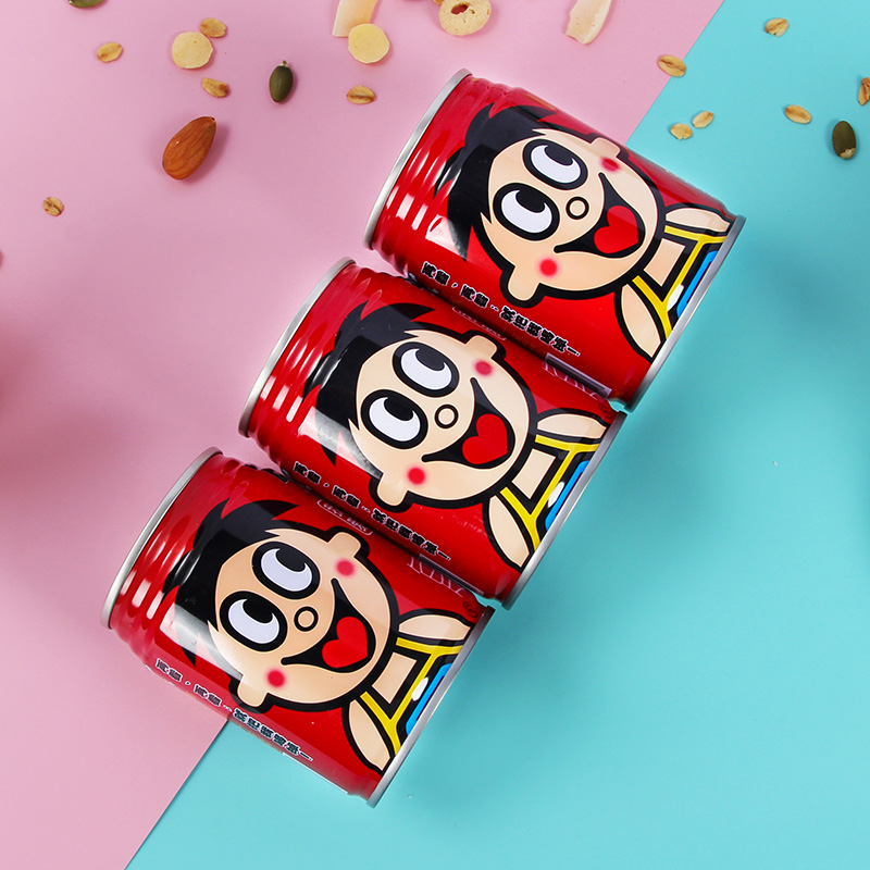 旺仔牛奶245ml大小铁罐整箱罐装旺旺学生儿童含乳饮料