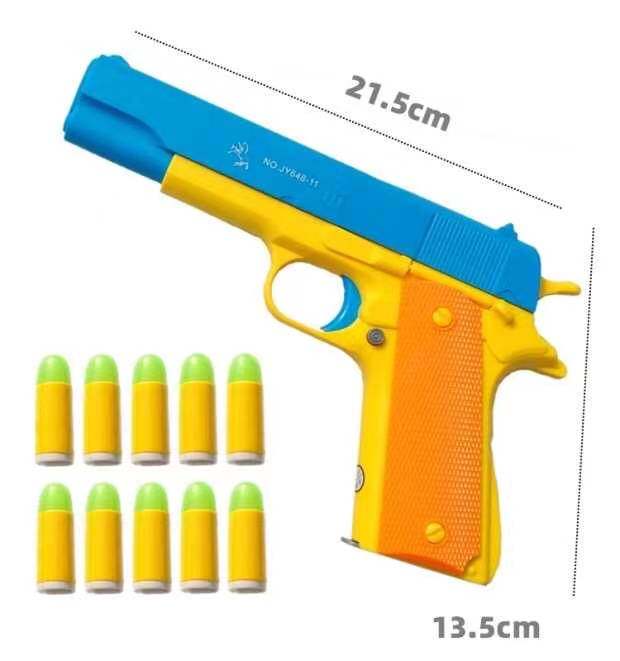 精品战鹰zy1911玩具拼装游戏男孩男孩儿儿童益智电动玩具枪