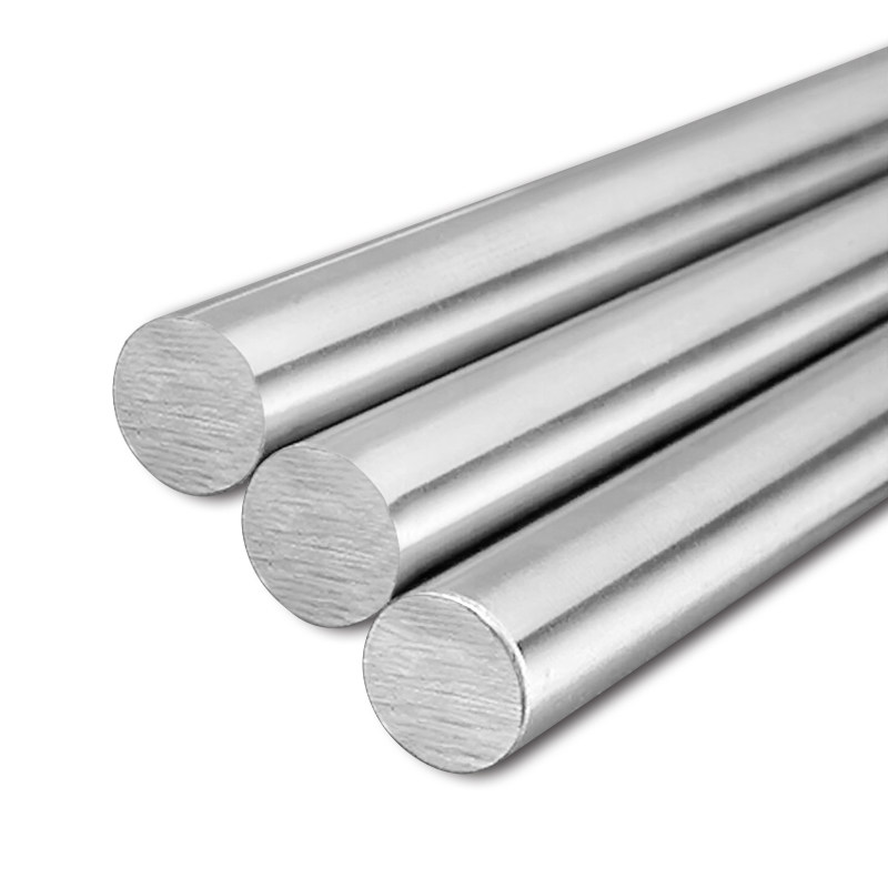 光轴直线镀络活塞杆滑杆圆棒轴杆45号钢硬调制直线运动轴承