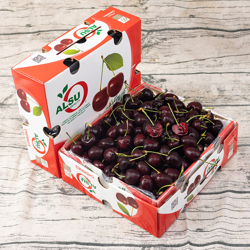 水果智利alsu桑提车厘子4斤原箱装进进口樱桃车厘子
