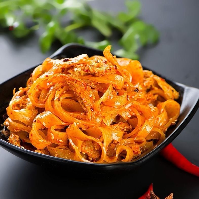 面皮陕西岐山宝鸡正宗凉皮红油速食真空真空包冲泡方便面