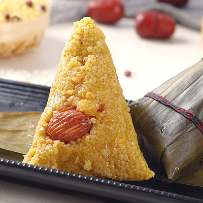 东北网红大黄米蜜枣红枣豆沙口味杂粮粽子礼盒装糯米棕子真空袋装