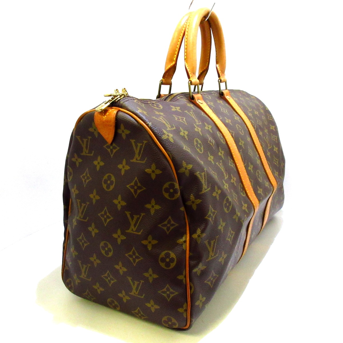 中古lv路易威登keepall45旅行袋波士顿包老花老花35335284通用款女包