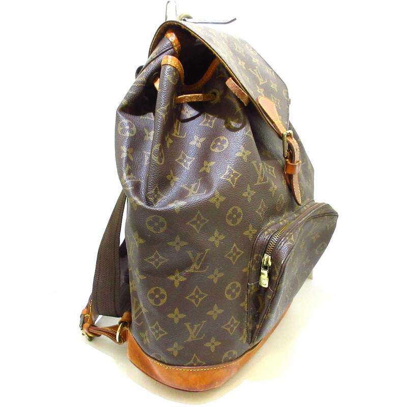 中古lv路易威登montsouris双肩包gm老花35678181brandear女士包袋