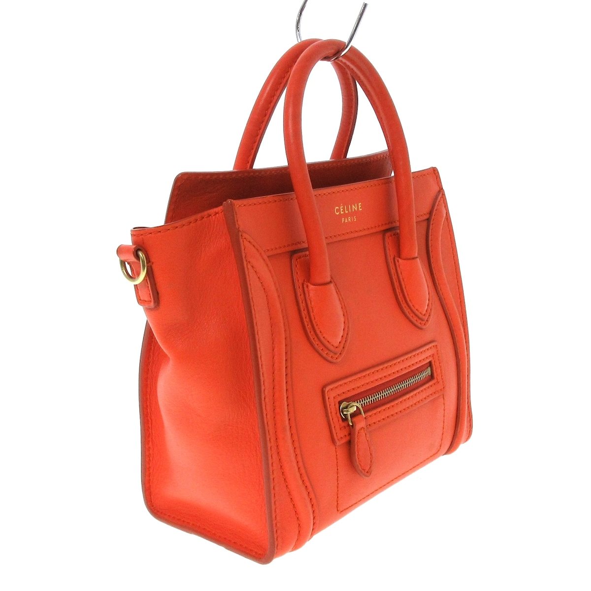 中古celine思琳luggage迷你购物包笑脸笑脸手提包36758141通用款女包