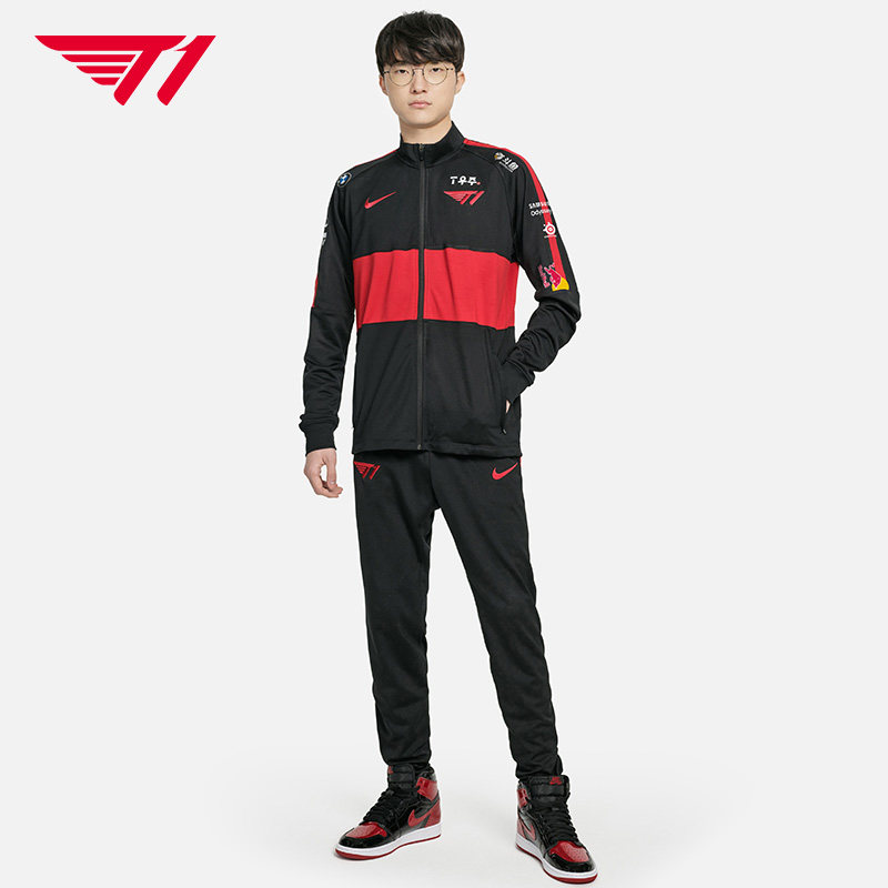 t1队服fakerid同款2022年新款lck英雄联盟战队春秋夹克外套衣服