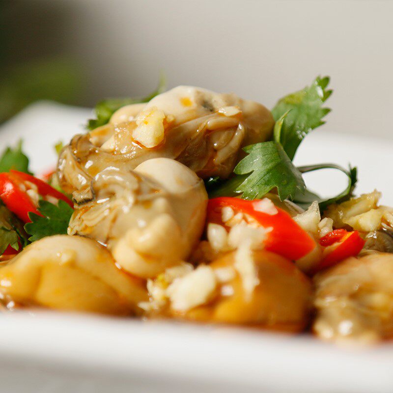 网红潮汕生腌海鲜熟腌生蚝卤咸蚝低脂腌制海即食食饭兜