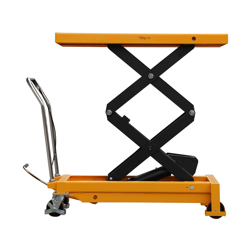 诺力手动液压升降平台台车可移动升降机固定小型液压装卸车