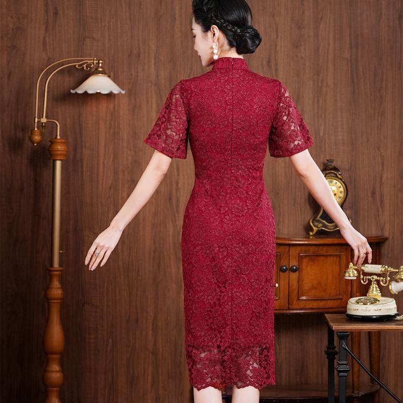 十一喜婆婆婚宴礼服婚礼妈妈装平时可穿的结婚年轻款丈母娘旗袍高