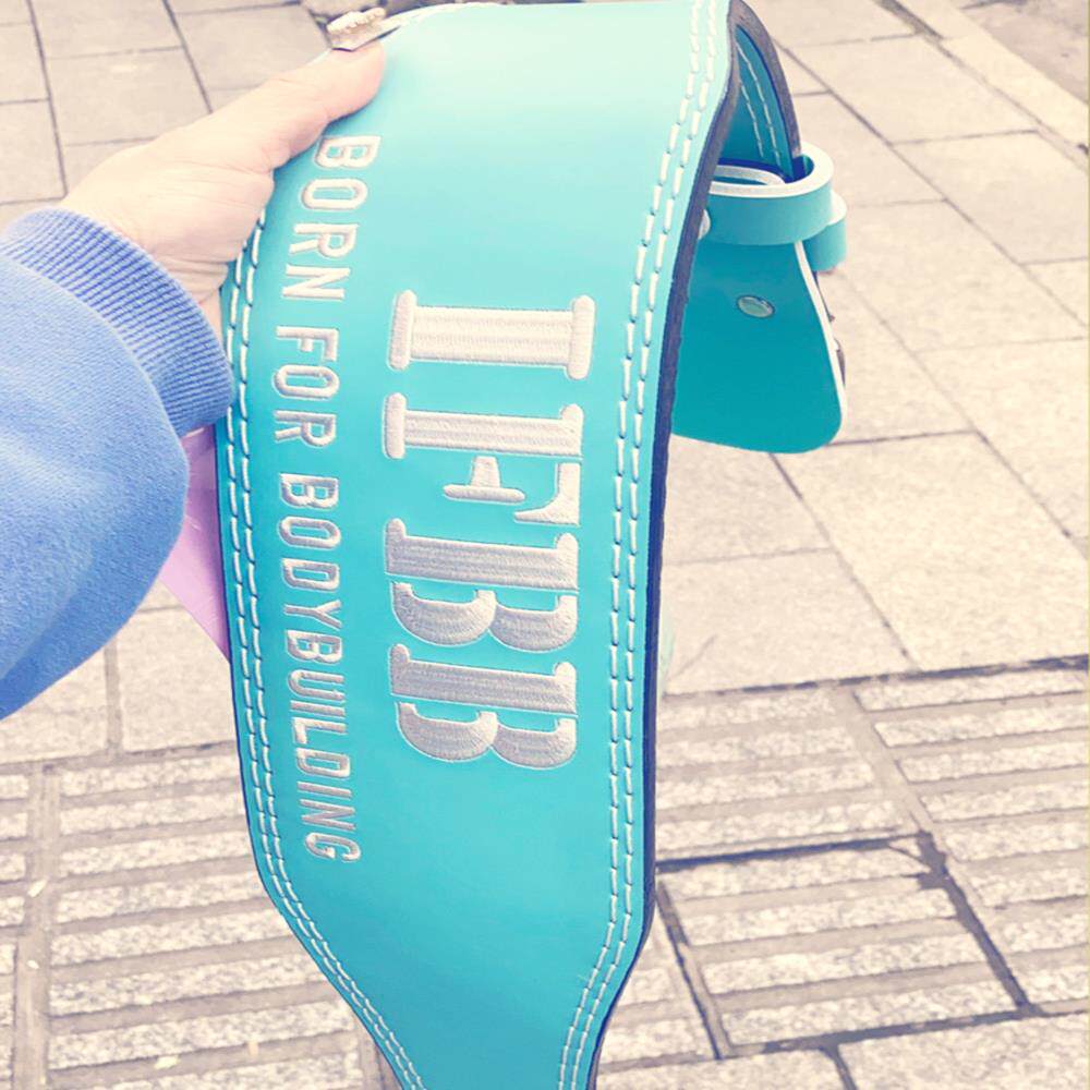 腰带ifbb专业深蹲硬拉力量运动健身健美训练牛皮运动护腰