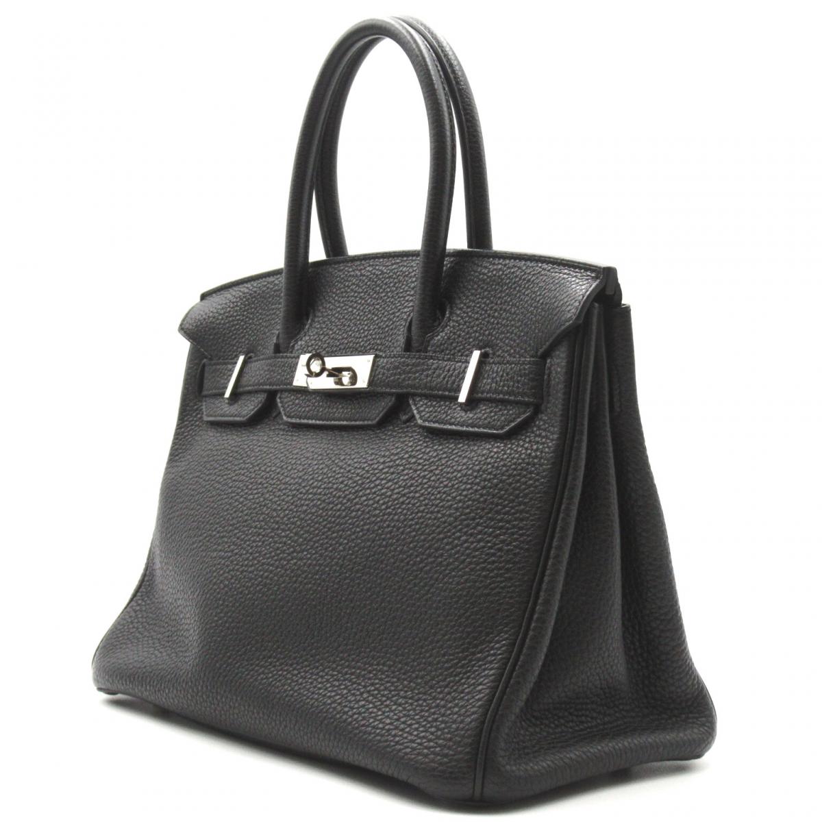 铂金hermes爱马仕birkin30手提包brandoff时尚真皮通用款女包