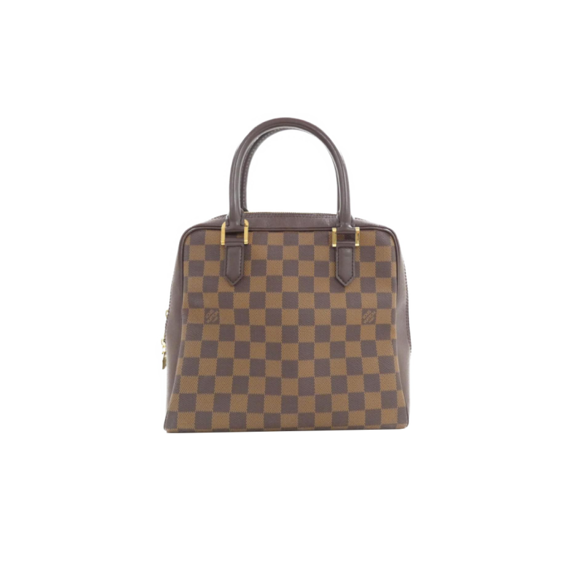中古lv路易威登damierbrera棋盘格手提包brandoff通用款女包