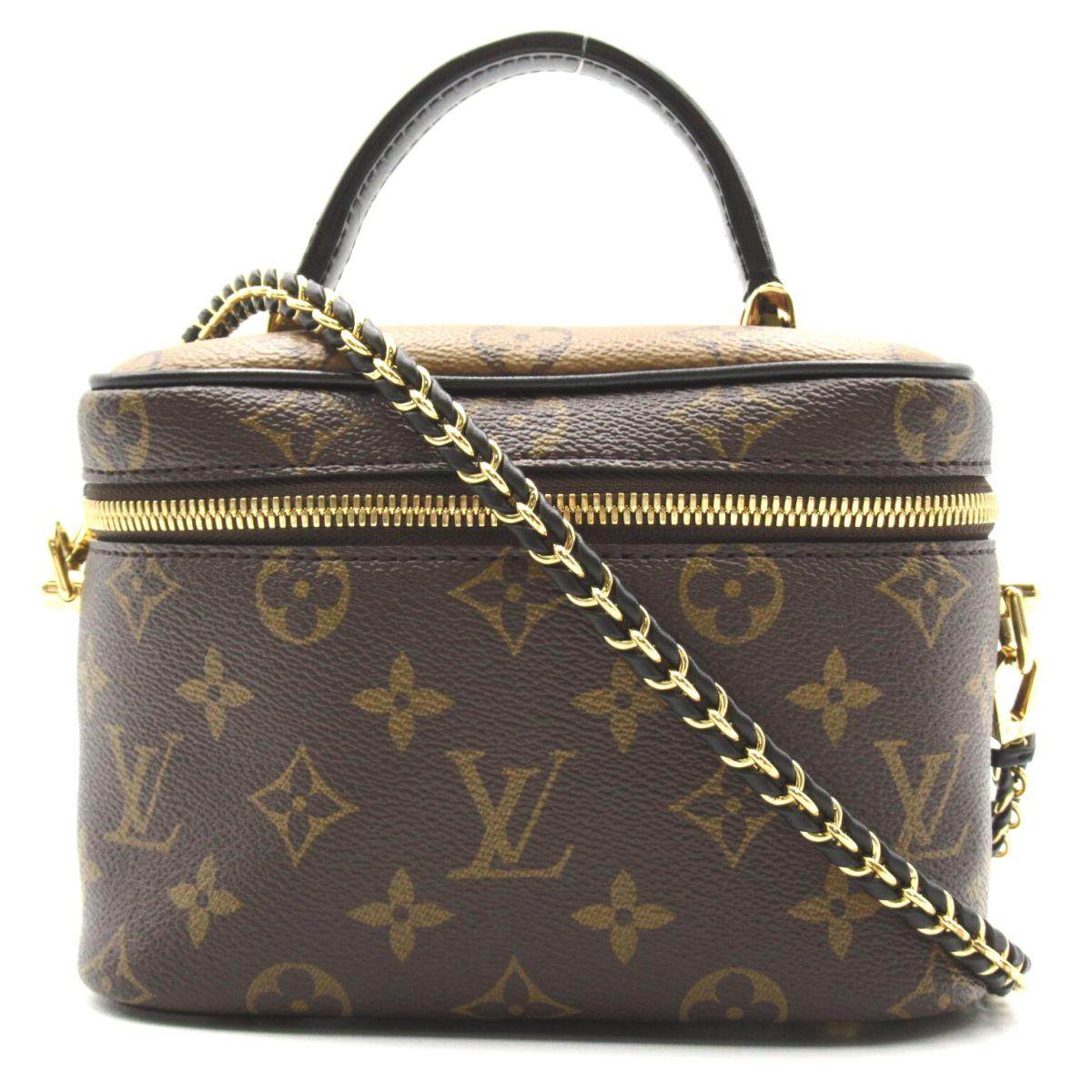 中古lv路易威登vanitypm老花手提包brandoff时尚帆布通用款女包