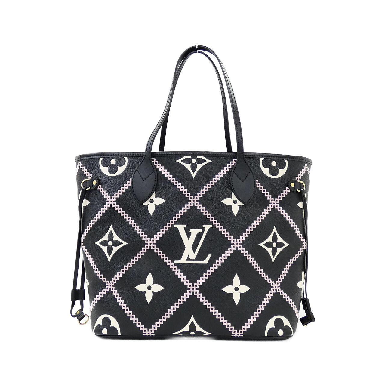 中古lv女包路易威登neverfullmm单肩brandoff限量通用款女包