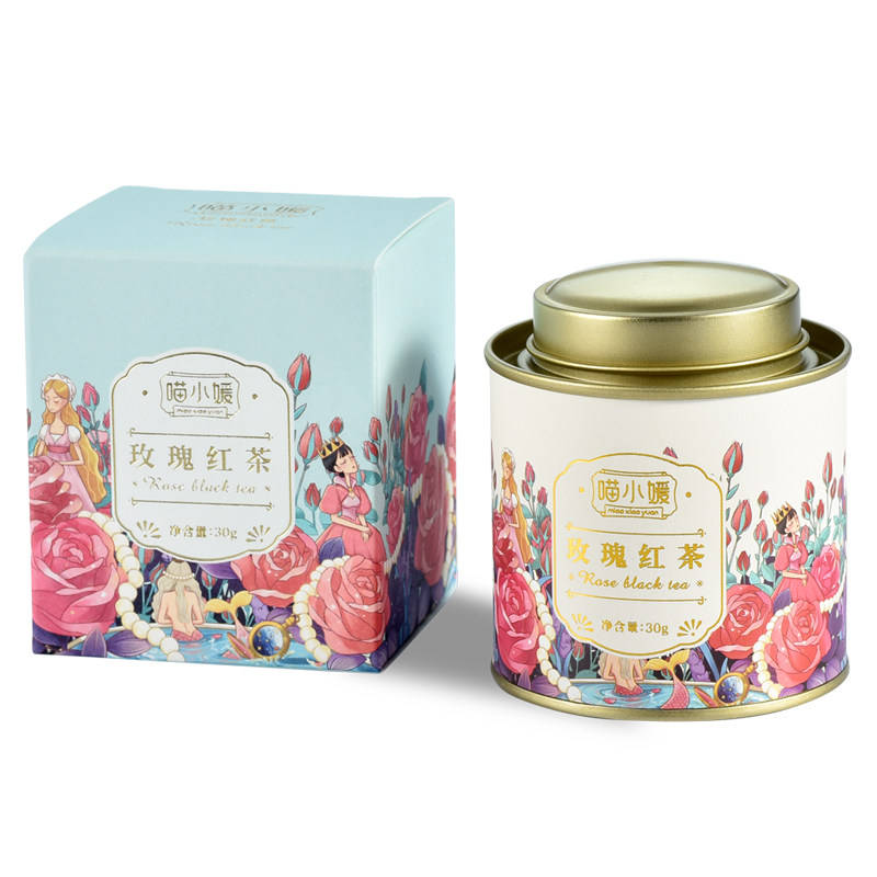 喵小媛干红玫瑰花茶午后红茶泡水重罐装花香香味组合型花茶